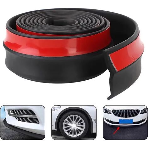 Guarnizione universale per porta da garage, guarnizione per soglia porta da garage, striscia sigillante con chiodi (1 m 3 pezzi) (1/5)