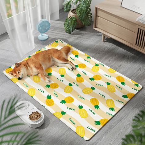 Tapis rafraîchissant pour animaux de compagnie 50x70cm-Ananas (1/5)