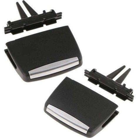 Two rear air vent clips for BMW X5/X6, upgraded version (for BMW X5 E70 2006-2012, for BMW X6 E71). (1/4)