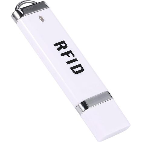 Lecteur d'identification 125 KHz, Forme de Disque en U Lecteur de Carte d'identité à Interface USB sans avec Lecteur d'identification pour / / Liunx/Vista/Android (1/5)
