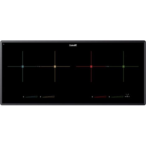 Foster S4000 Schwarz Integriert 90 cm Zonen-Induktionskochfeld 4 Zone(n)