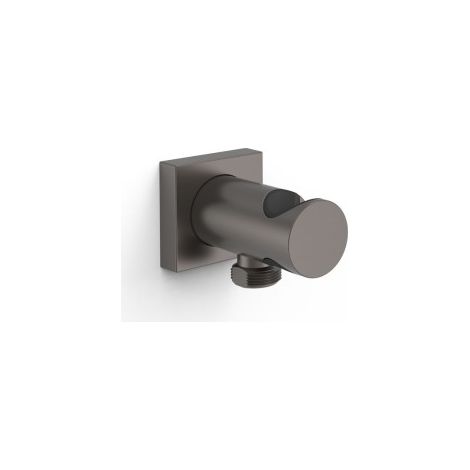 Support fixe avec arrivée d’eau pour douchette Graphite - TRES 21118221GR