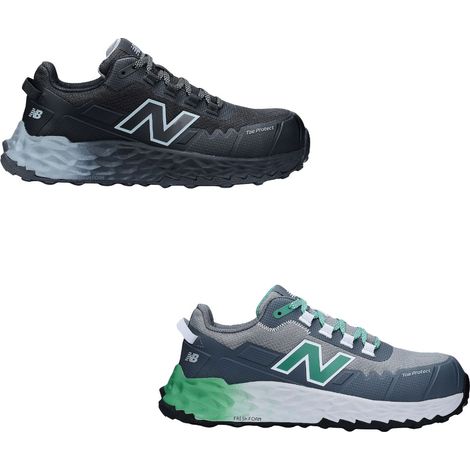 Zapatos de seguridad New Balance Fresh Foam Cremorne S3L ESD HRO SR FO - 45.5 - Grigio/Verde