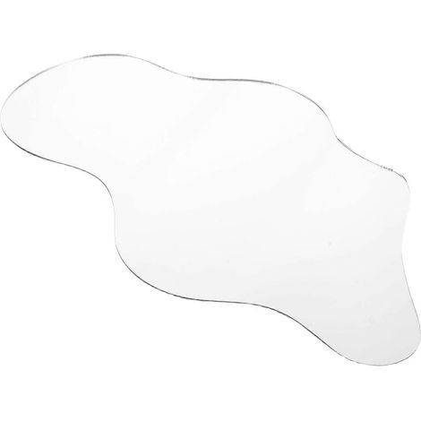 Accessoires pour village de Noël : Miroir décoratif miniature de forme irrégulière pour étang de Noël, accessoire pour décor de fête. (1/5)