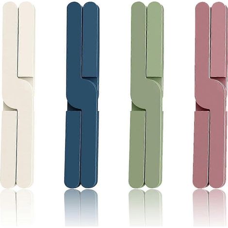 4 Pack Folding Silicone Trivet, Folding Pot Stand, Non Slip Pot Holder, Silicone Mats Heat Resistant Trivets, Pan Protectors for Kitchen Table (1/5)