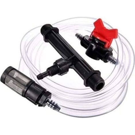 Injecteur d'engrais Venturi 25Ø 3/4 ". Débit maximum d'engrais de 9 à 92 l/h. Filetage mâle 3/4". Injecteur d'engrais professionnel avec clé doseuse. (1/5)