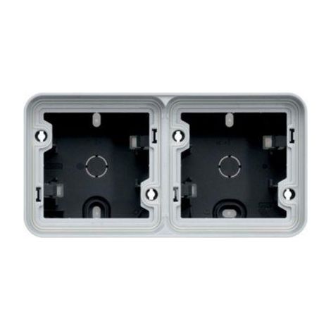 Scatola elettrica Hager Cubyko grigio 76mm x 147mm