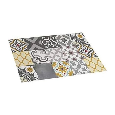 Croma patch tapis vinyle gris-ambré 45x75cm (1/5)