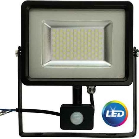 PROIETTORE A LED CON SENSORE 10W - 800Lm - 6000K