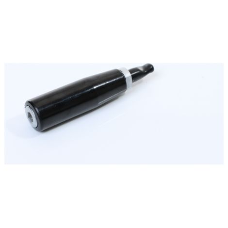Manovella in PVC nera con filetto esterno M10