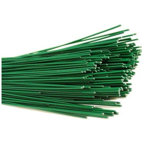 Alambre floral, verde, diámetro 1,0 mm, 1 kg