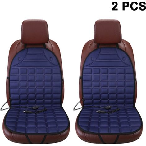 Chauffage de siège auto 12V housse de siège chauffante coussin chauffant tapis chauffant allume-cigare véhicule noir