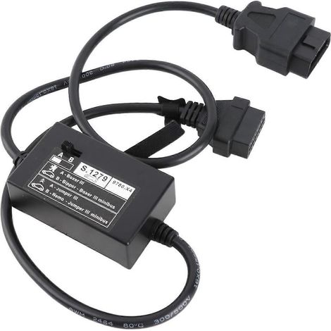 Câble adaptateur de diagnostic OBD2 (mâle vers femelle) p.1279, remplacement pour le module Bipper