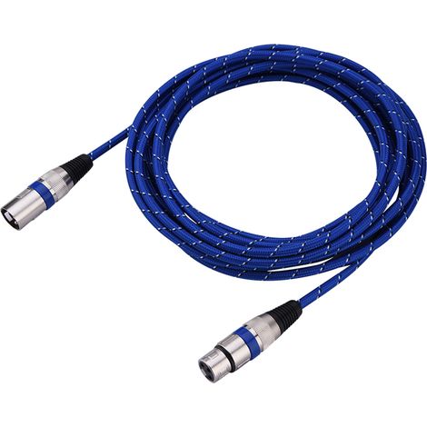 m langes XLR-Audiokabel (Stecker auf Buchse) für professionelle Mikrofone