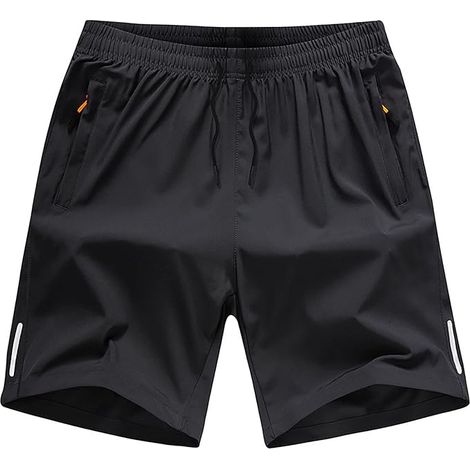 Short de sport homme – pantalon de course à séchage rapide avec poches zippées, ample et respirant, léger pour fitness, jogging, taille M à 8XL (1/2)