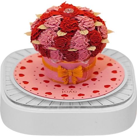 Calendrier 3D - Calendrier Papier Sculpté Fleur De Rose - Bureau Décoration Intérieure - 2026 - 181 Pages (1/5)