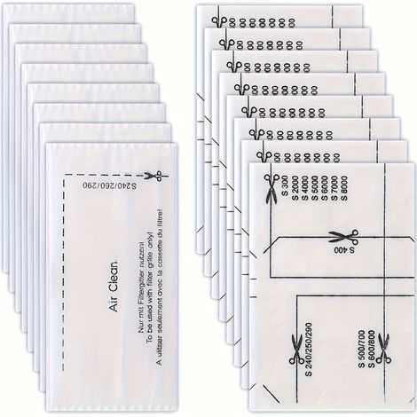 Lot de 16 filtres pour aspirateurs Miele – Compatible avec les modèles Miele Complete C1/2/3, Compact C1 et Classic C1 (1/5)