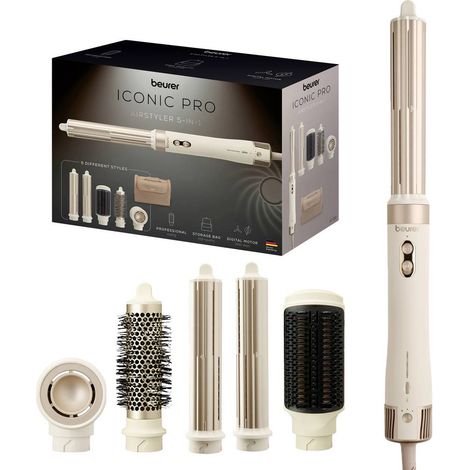 Beurer HT 100 Multi-Styler noir avec fonction ionique, avec fonction boucleur, avec buse à air chaud (1/4)