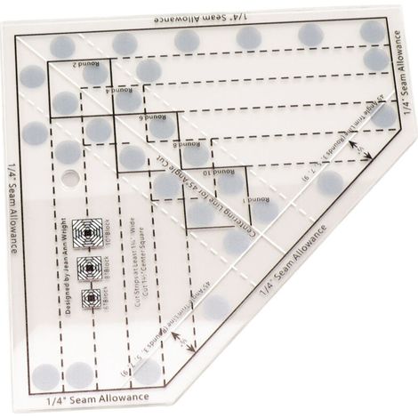 SJLERST Ananas Garniture Outil, Acrylique Transparent Échelle Précise Quilting Règle Antidérapante Mini Quilt Règle pour Patchwork, Regle Transparente Universelle, Quilting Accesoire
