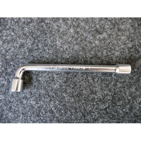 Clé à pipe 6 pans 7mm acier chromé non-isolée GS141-7 (1/2)