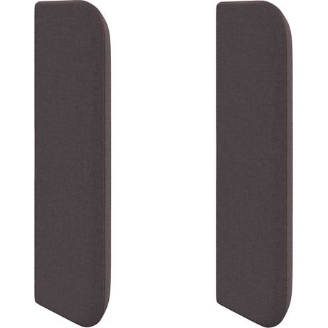 Headboard Ear Brown 40.5 x 40.5 x 4 cm Fabric vidaXL (1/5)