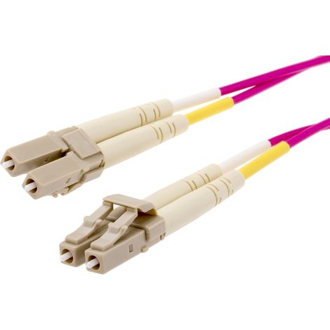 Câble fibre optique RS PRO 3m Avec connecteur / LC, OM4 Multi-mode ( Prix pour 1 )