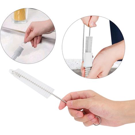 Tuyau Souple de Ventilateur avec Brosse Métallique pour Masque Respiratoire (1/5)