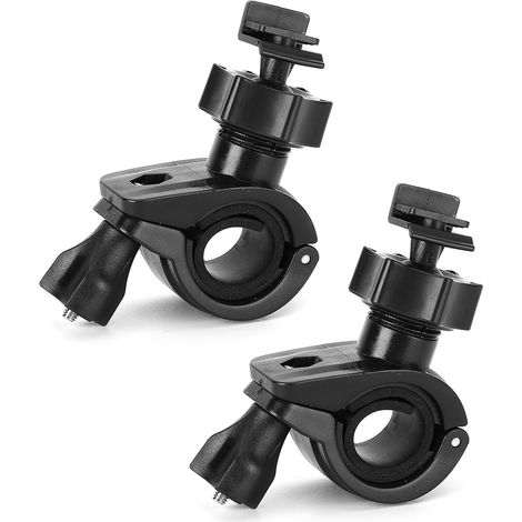 2 supports rotatifs à 360° pour enregistreur vidéo numérique (DVR) de voiture, support pour guidon de vélo, tête en F (1/5)