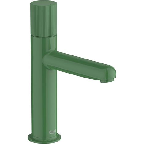 ROCA A5A3B3FP20 NU Grifo Monomando Lavabo Cold Start Maneta Stripes Verde Menta - ref: A5A3B3FP20