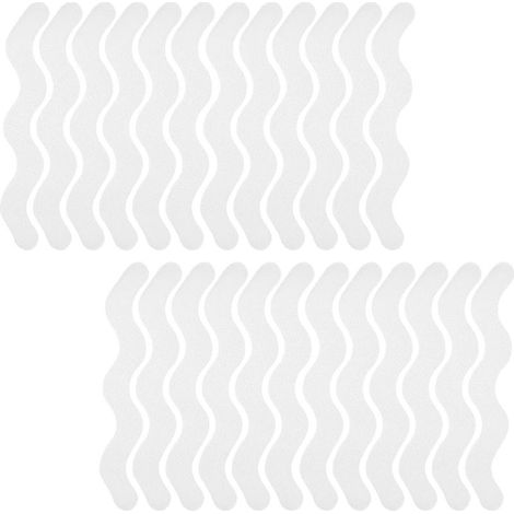 24 Pièces Tapis Douche Antidérapant, Pads Antidérapants pour Douche, Bandes Antidérapantes pour Douche, Baignoire et Escaliers (1/5)