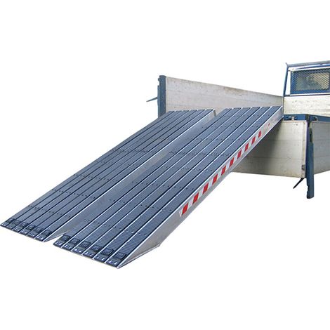 Rampa di 2.50m - Alt. raggiungibile 750mm - Portata max in base al passo: 1.00m:17500kg - Prezzo unitario - M120S/4/25RU