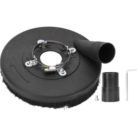 Copertura antipolvere, copertura in nylon da 7 pollici per levigatura a secco, universale, regolabile, per smerigliatrice angolare ad alta potenza da 180 mm/230 mm