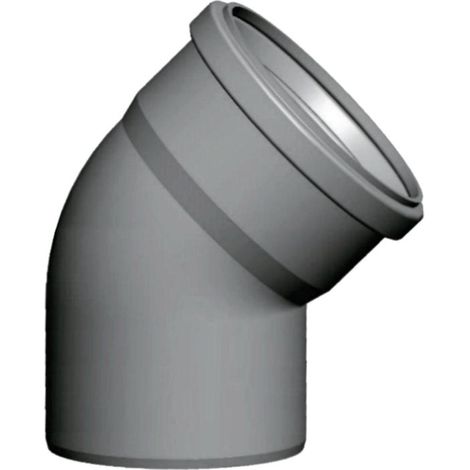 Wolf Cob bend 2651507 45 °, DN 80 , jusqu&39à 120 ° C, pour tuyau d&39échappement, PP