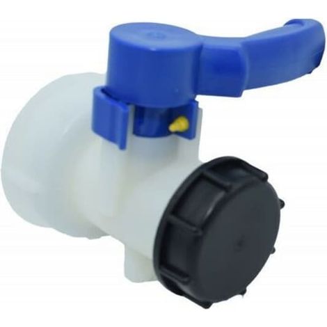 Valvola in plastica integrata per IBC da 1000 L, 2"/62 mm, DN40 (62 mm) (1/4)