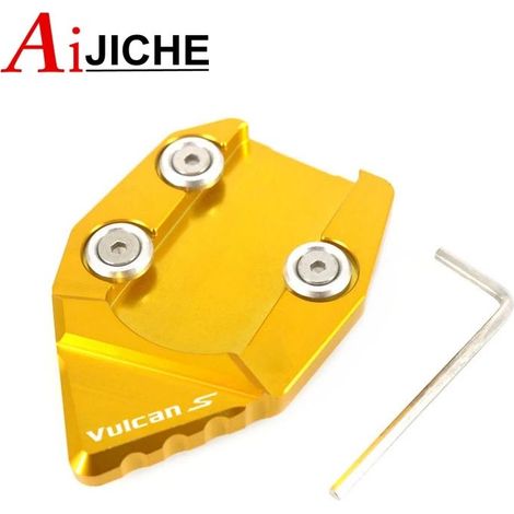 (Or) Béquille latérale CNC pour moto, extension de support, compatible avec KAWASAKI Vulcan S VN650 VN 650 2015-2018 maxpower (1/4)