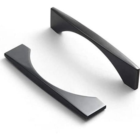 16pcs poignee de meuble cuisine noir poignée meuble poignée meuble noir en T Bar poignée de porte Hole distance 160mm