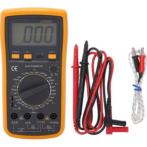 Multimeter Multifunktions-Hochpräzisions-Temperatur- und Stromleitungsprüfgerät Professionelles Digitalmultimeter
