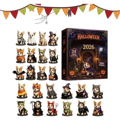 Calendrier Compte à Rebours Halloween 2026 Décoration de Fête 24 Jours (1/5)