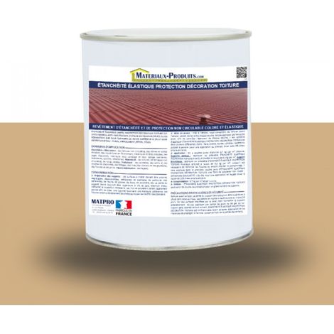 Etanchéité Elastique Protection Décoration Toiture - 1 Kg Beige - MATPRO (1/5)