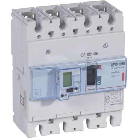 Interruttore elettronico con unità di misura DPX³250  potere di interruzione 36kA 400V - 4P - 40A - LEG420442