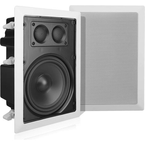 Enceintes Murales Encastrables 16,5 cm 360W Double Tweeter Stéréo (1/5)