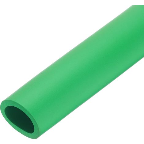 Tube d'Isolation en Mousse 50cm, Conduits Isolants Conservation Chaleur ID 28mm OD 38mm, Isolant Tuyau Caoutchouc Extérieur pour Support Poignée Chauffage Tube Climatisation, Vert (1/5)