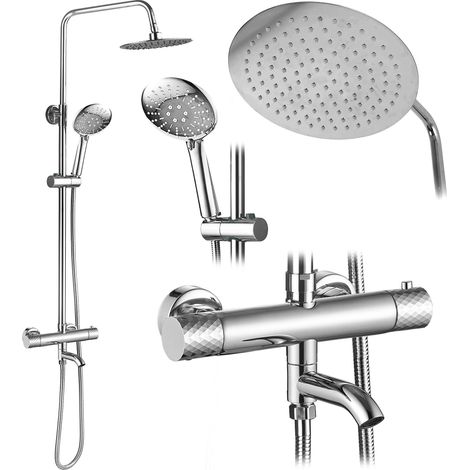 KIT DE DOUCHE REA LUNGO DIAMOND CHROME TERMOSTAT