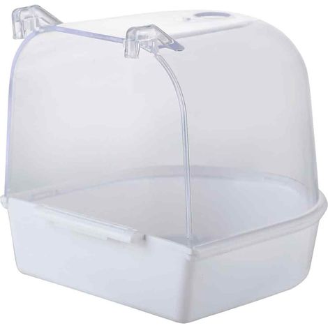 Grand bain pour oiseaux en cage, baignoire pour perroquets, perruches, pinsons, canaris, inséparables