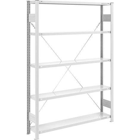 eurokraft pro, Rayonnage emboîtable extra-large, RAL 7035, (1/5)