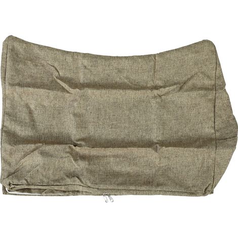 Housse de coussin triangulaire en tissu, garniture de literie, sac de rangement pour peluche, marron (1/5)
