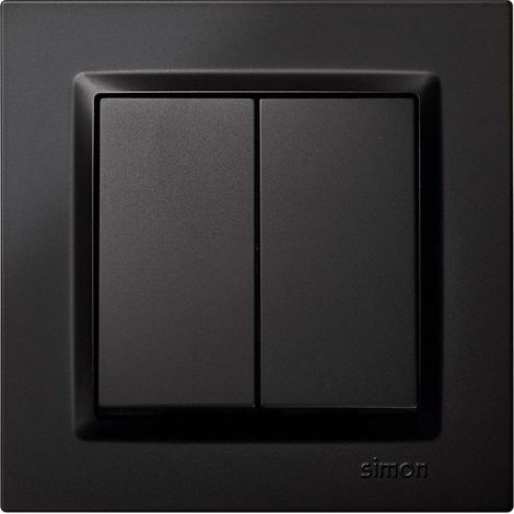 DOBLE CONMUTADOR NEGRO S10