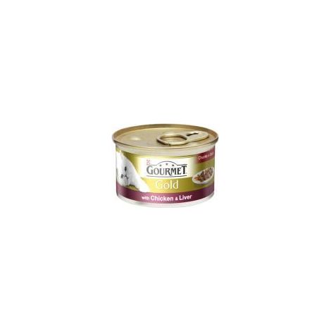 Gourmet Gold Chicken & Liver Chunks in Gravy - 85g - 573306