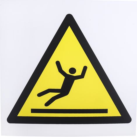 Panneau de danger, avec pictogramme : Danger surface glissante " " ( Prix pour 1 )