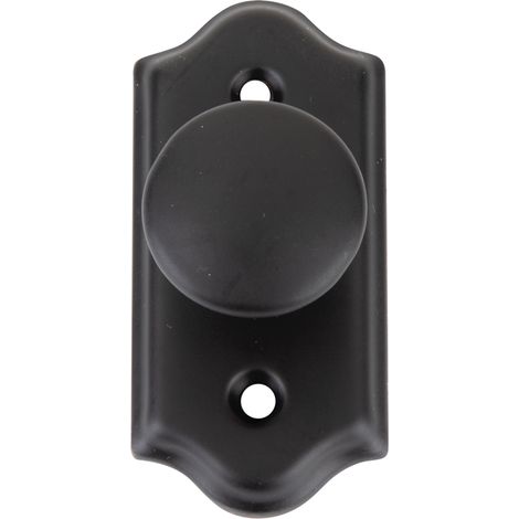 Pomo aluminio negro 1103 65x32 para armario y cajón (1/2)
